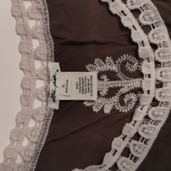 Ultra Pink Boho Embroidered Tank Top Sz XL - Picture 3 of 5